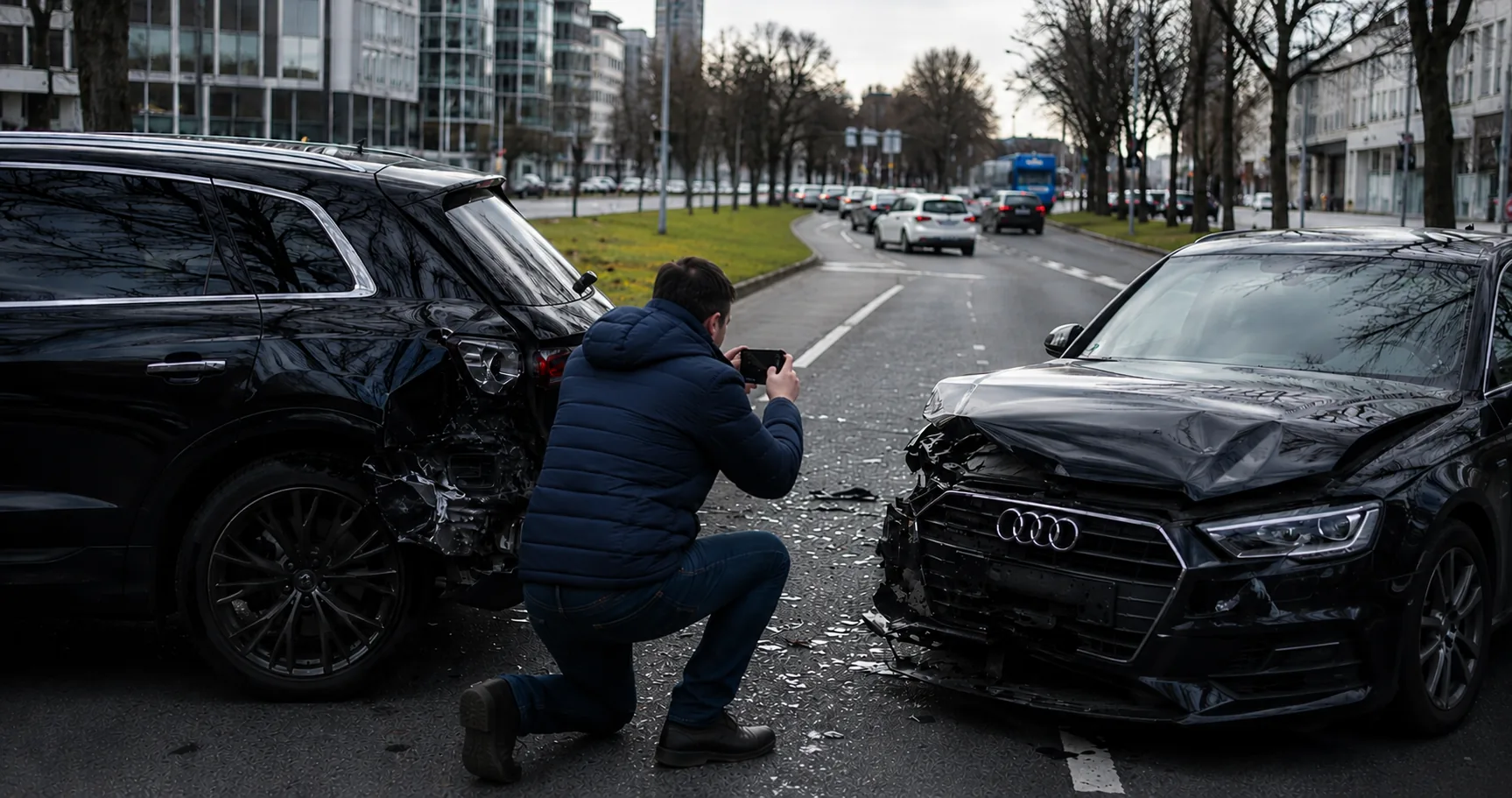 Was tun nach einem Unfall in Düsseldorf?